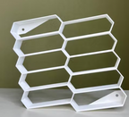 Honeycomb Mini Car Display Shelf – Wall-Mounted Toy Car Organizer