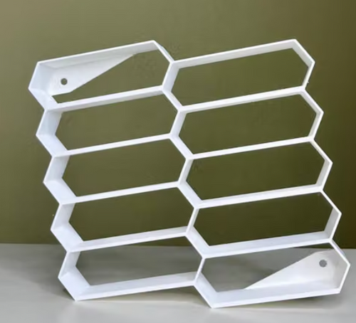 Honeycomb Mini Car Display Shelf – Wall-Mounted Toy Car Organizer