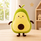 Cute Avocado Plush Toy – Kawaii Green Fruit Soft Stuffed Toy