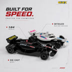 White open-wheel style racing car from the Speed Demons 1:64 die-cast two-car pack
